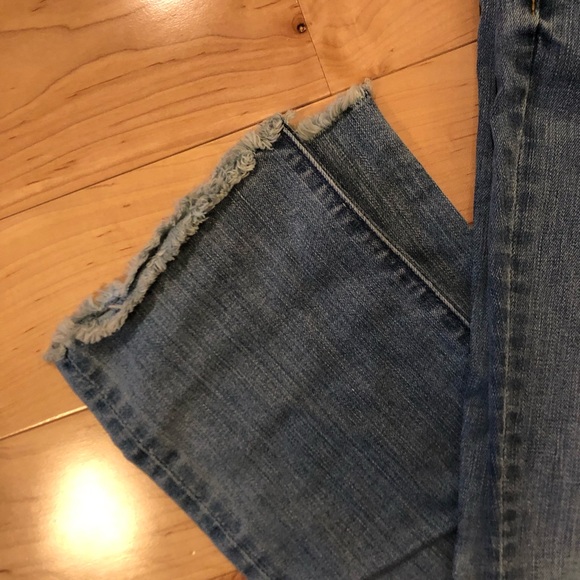 LOFT Maternity Raw Edge Skinny Jeans EUC - Picture 2 of 7